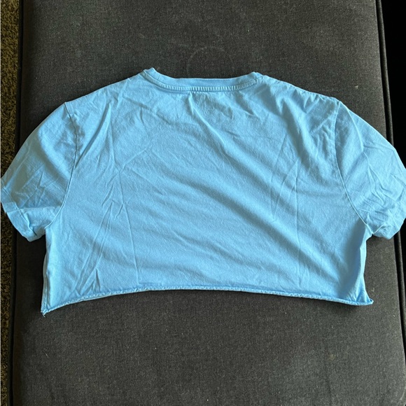 Polo Ralph Lauren Blue/Light Blue Crop Top - Picture 3 of 3